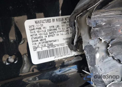 2024 Nissan Ariya Evolve+ from USA, damaged, VIN JN1DF0BB7RM734612